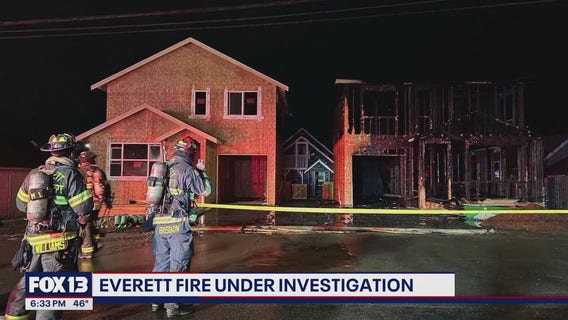 Multiple homes catch fire in Everett