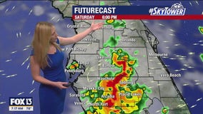 Tampa weather: Scattered storms on Saturday