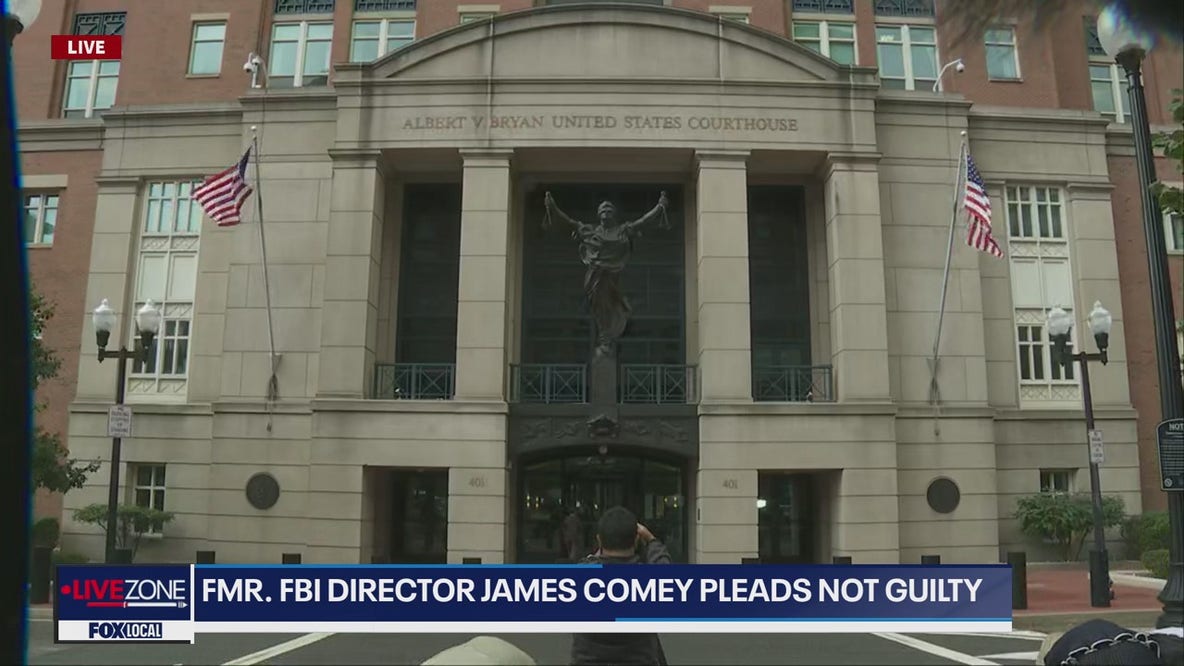 James Comey pleaded not guilty to charges he lied to Congress