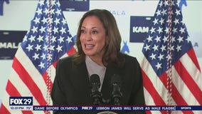 Kamala Harris speaks at first presidential campaign stop in Delaware