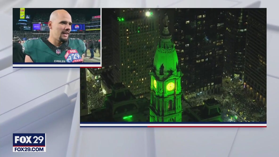 Eagles Linebacker Zack Baun reacts to Super Bowl berth