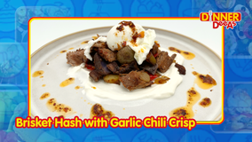 Dinner DeeAs: Brisket Hash with Garlic Chili Crisp