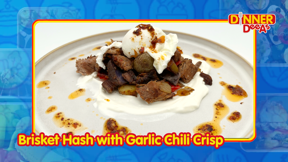 Dinner DeeAs: Brisket Hash with Garlic Chili Crisp