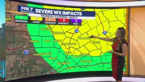 Austin Weather: Severe Storms Possible Monday