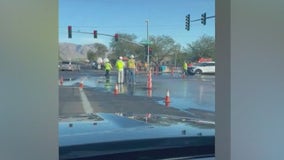 Water main break causes road collapse in AZ suburb