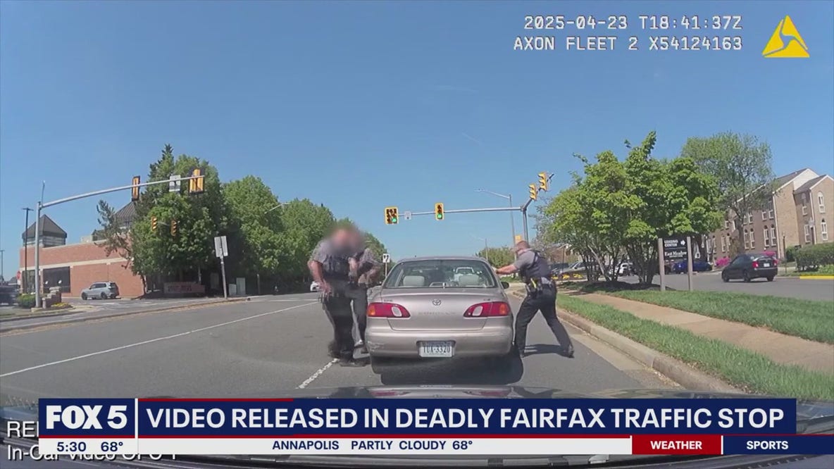 Body Cam Footage Released of Deadly Traffic Stop in Fairfax