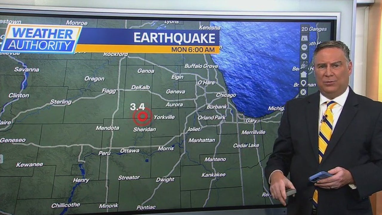 Magnitude 3.4 Earthquake Hits Illinois: USGS – FOX 32 Chicago