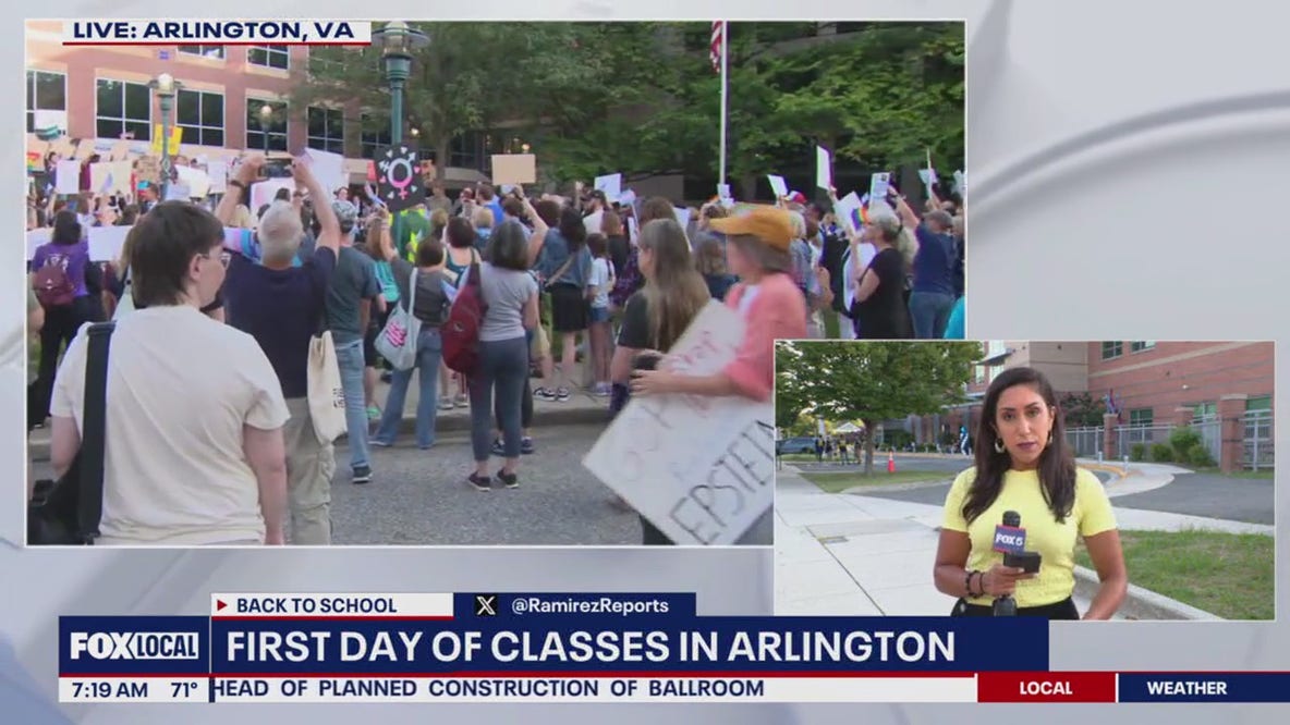 First day of school in Arlington