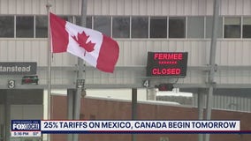 25% tariffs on Mexico, Canada begin Tuesday