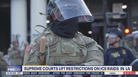 Supreme Courts lift restrictions on ICE raids in LA
