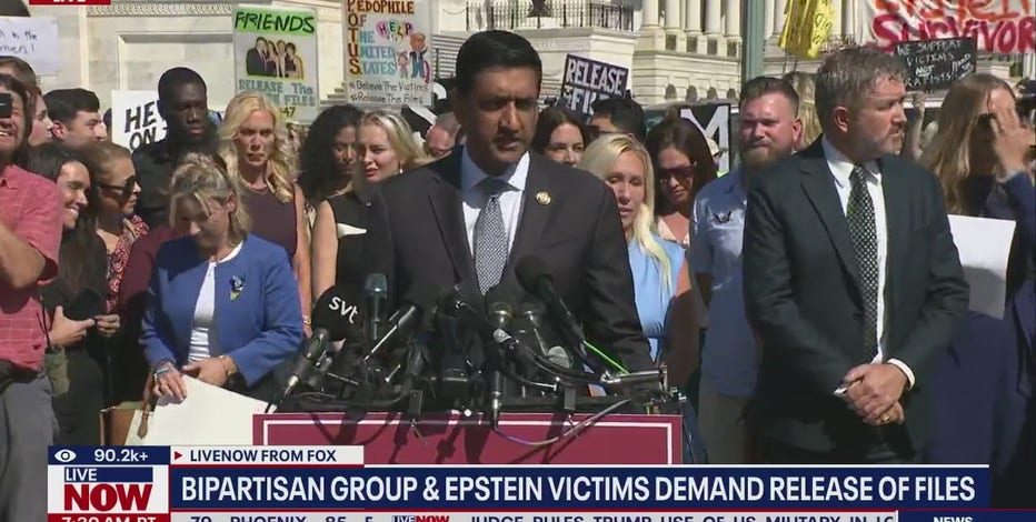 Watch live: Epstein victims to speak on Capitol Hill Wednesday