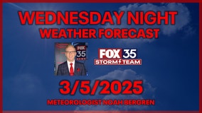 Orlando Weather Forecast: Wednesday Night, March 5th