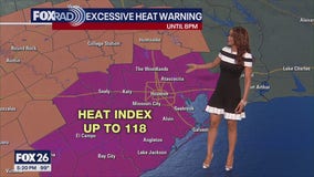 Evening weather update: Excessive heat warning in Houston, possible storms; Atlantic disturbance monitored