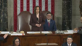 Kamala Harris reads election results for president, VP [RAW]