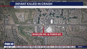 Infant killed in Mesa crash