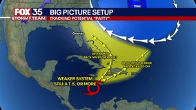 Potential for tropical development in Caribbean