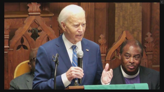 Joe Biden speaks at Galveston Juneteenth event
