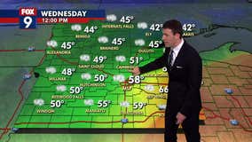 MN weather: Falling temps, showers later Wednesday