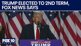 Trump addresses supporters after projected win