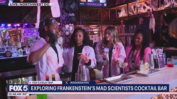 Exploring Frankenstein's Mad Scientists Cocktail Bar