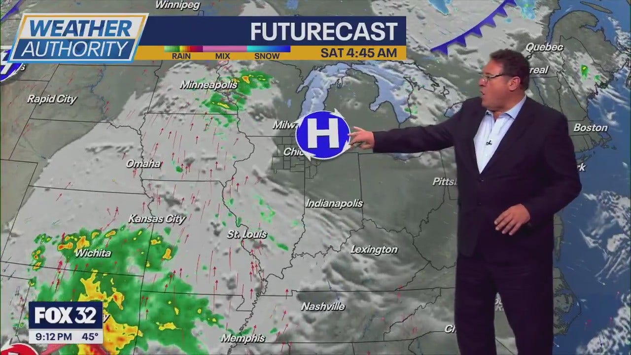 Cool Dry Weekend Expected Across Midwest with Northern Rainstorms