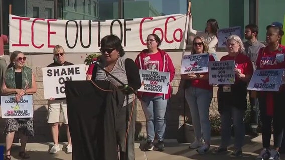 Immigrant rights activists rally in Contra Costa County over ICE cooperation