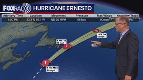 Ernesto remains a hurricane in Atlantic | FOX 26 Tropical Weather Update