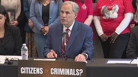 Governor Abbott in Houston pushing for bail reform