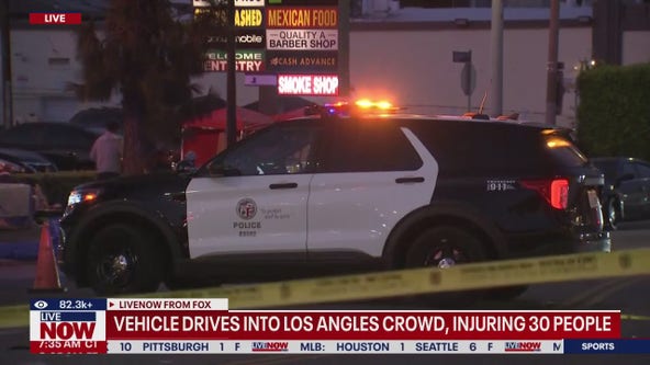 East Hollywood car crash: Dozens injured waiting outside nightclub