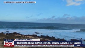 Hurricane Hone hits Hawaii with flooding, winds