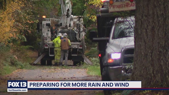 Atmospheric river hits Seattle, bringing new round of wind and rain