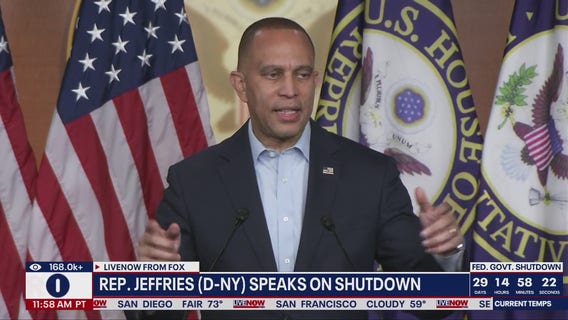 Rep. Jeffries speaks on day 30 of govt. shutdown