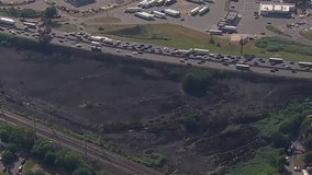 Brush fire impacting NJ Turnpike traffic