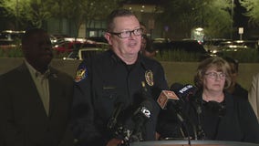 Phoenix Mayor and Police Chief update 2 officers shot