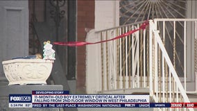 11-month-old boy falls from second-story window in West Philly