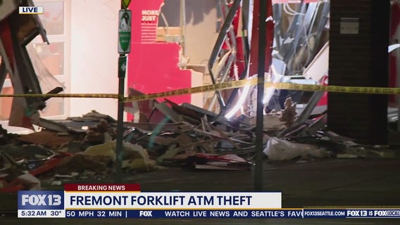 Forklift involved in Seattle ATM theft