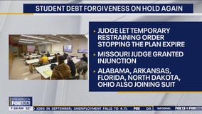 US student debt forgiveness on hold again