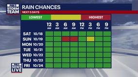 Friday afternoon forecast