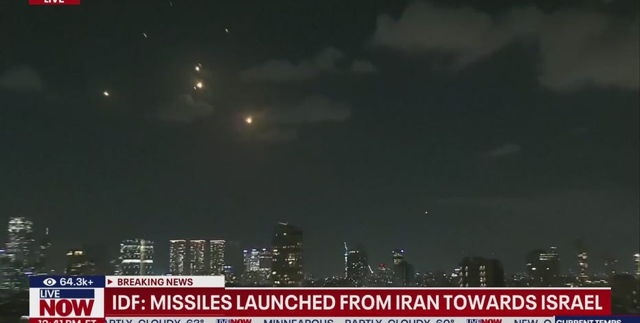 Iran launches missiles at Israel; Netanyahu promises retaliation