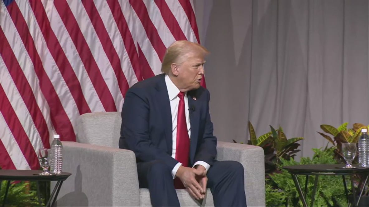 Trump participates in Q&A session at NABJ Convention