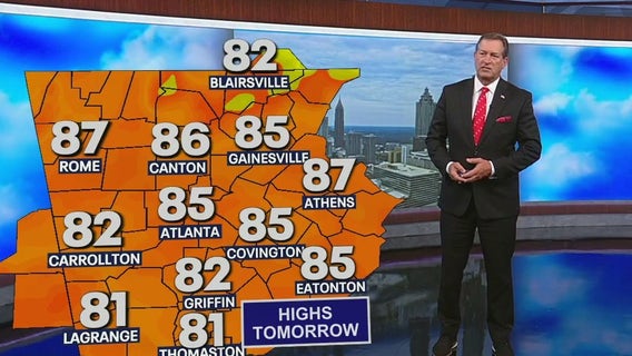 Thursday evening weather forecast