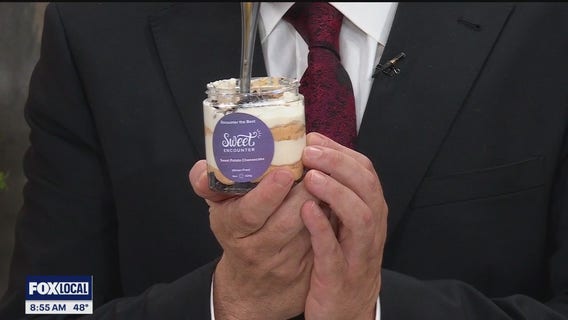 Sweet Encounter Bakery makes sweet potato cheesecake parafait