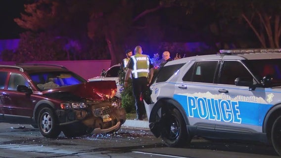Car rear-ends unoccupied police vehicle in Scottsdale