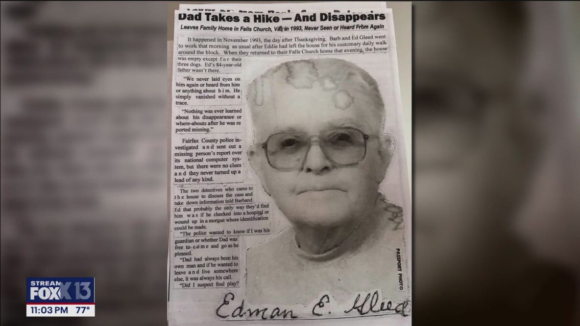 Missing man identified decades later