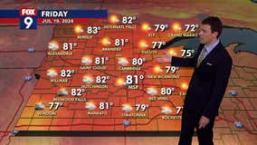 MN weather: Slightly warmer, more humid Friday