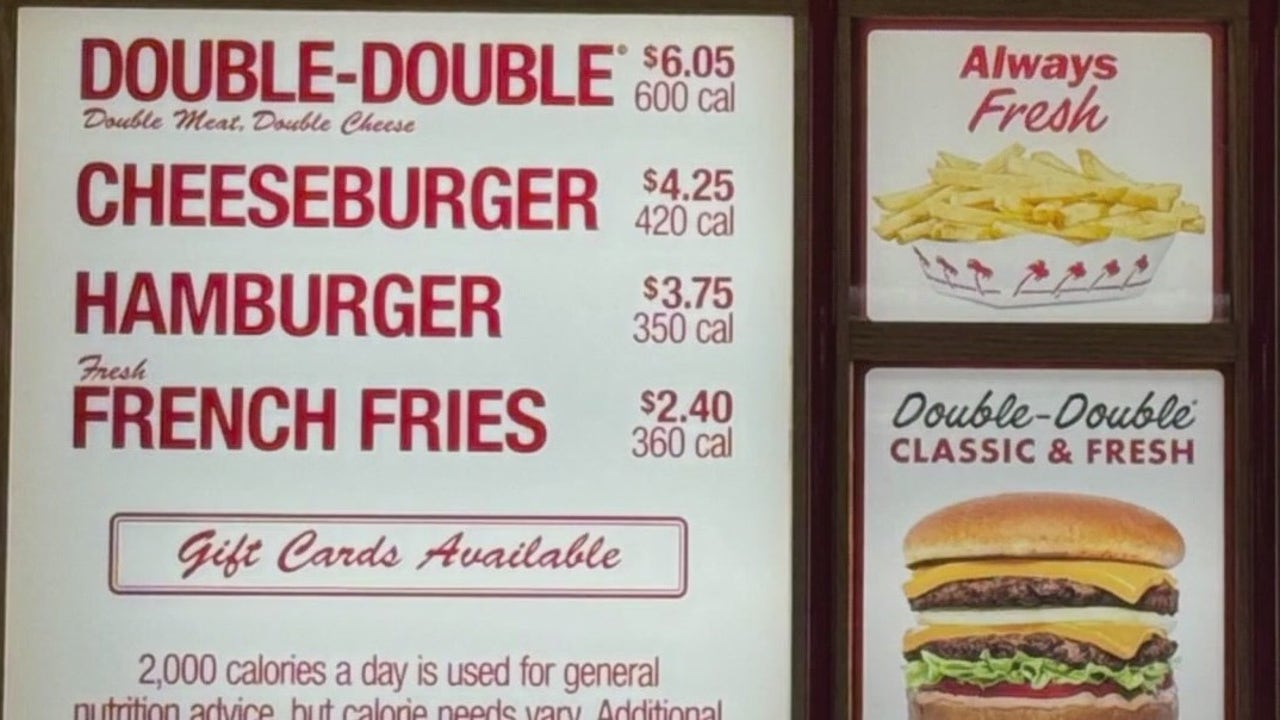 In n out menu prices discount