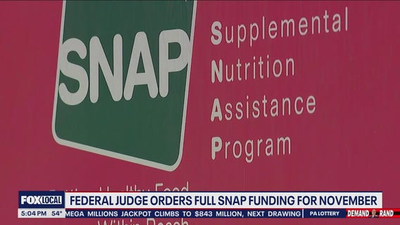 Federal judge orders full SNAP funding for November