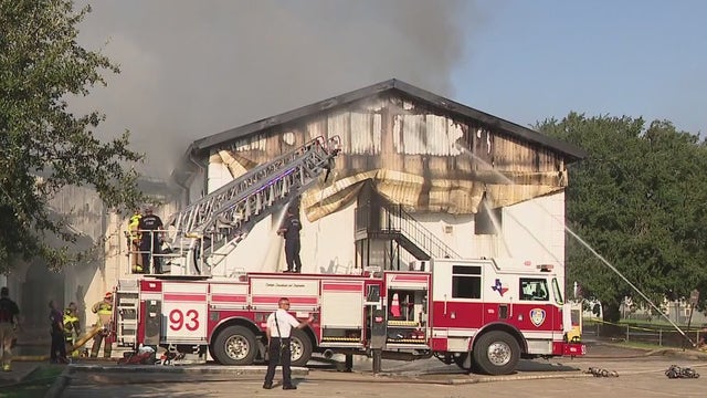 Two firefighters injured battling church fire in southeast Houston
