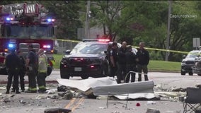 Truck explodes in Chicago’s western suburbs after crash, injuring driver: officials