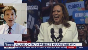 Allan Lichtman shares his prediction in the 2024 presidential election